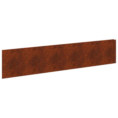 Raseneinfassung 10 Pcs 100 X Stahl Rostig