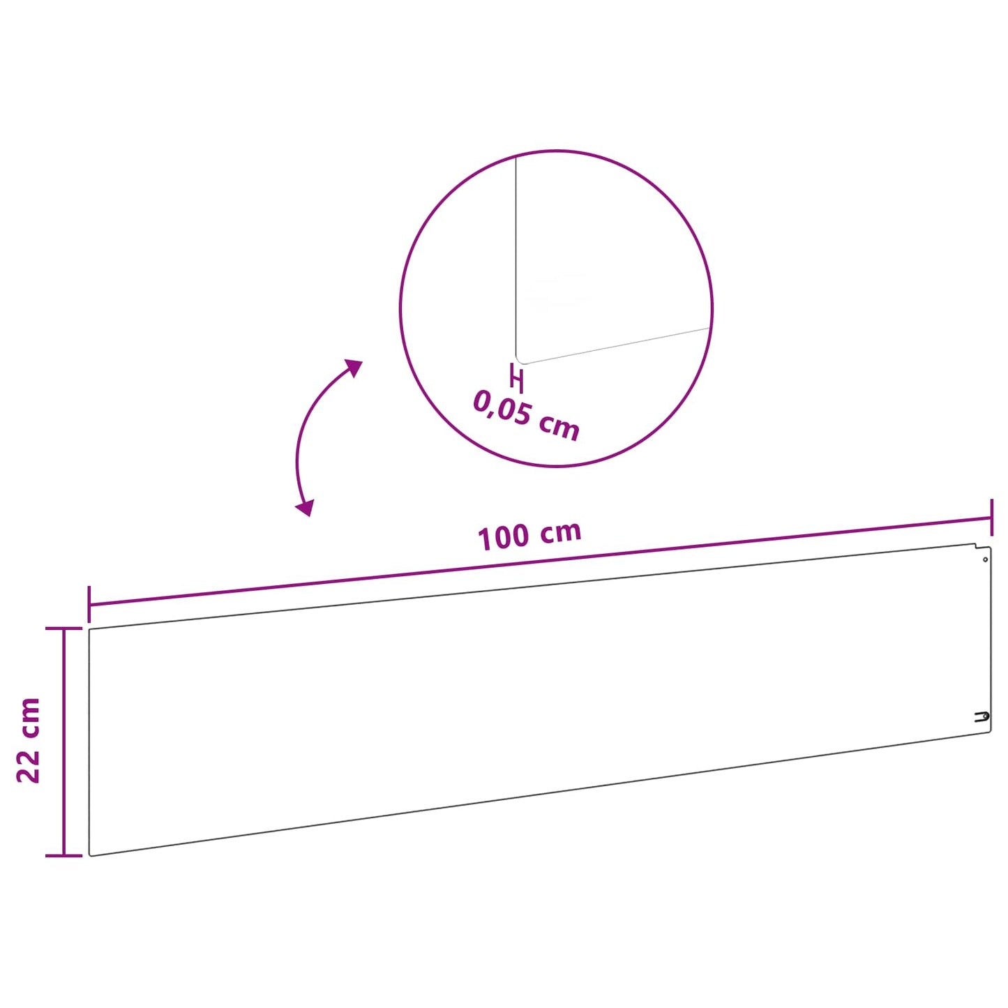 Raseneinfassung 10 Pcs 100 X Stahl Rostig