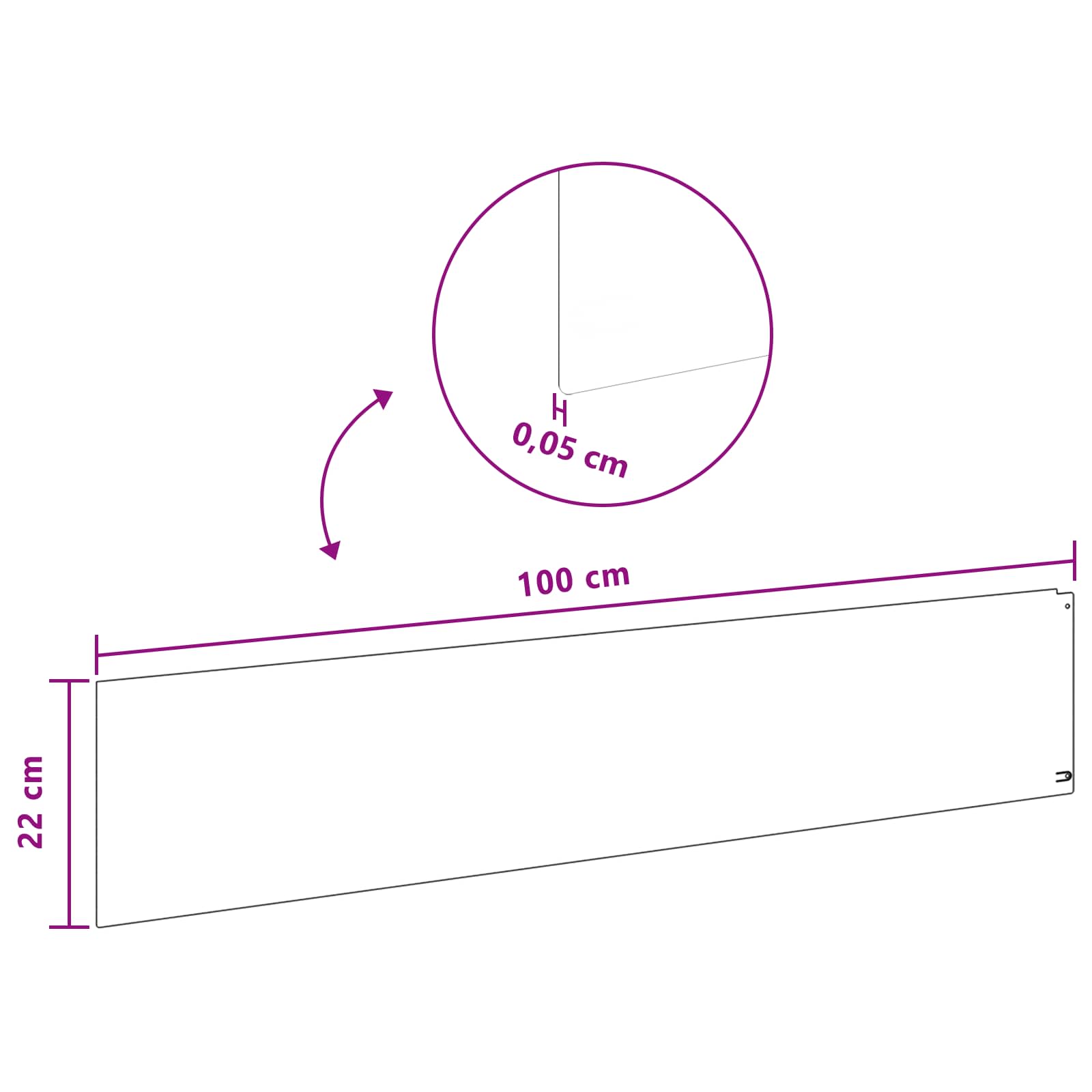 Raseneinfassung 10 Pcs 100 X Stahl Rostig