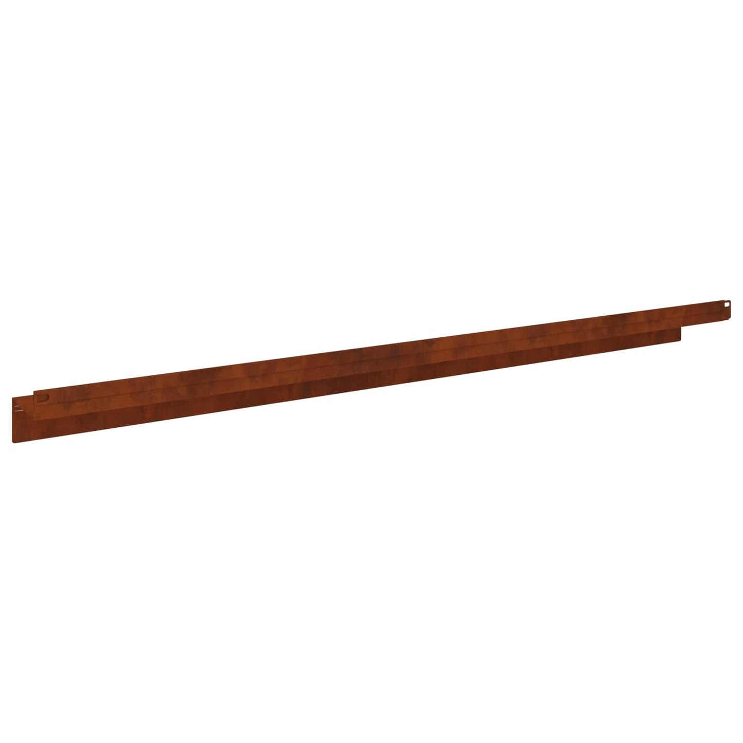 Raseneinfassung 30 Pcs 100 X 10 X 8 Cm Stahl Rostig