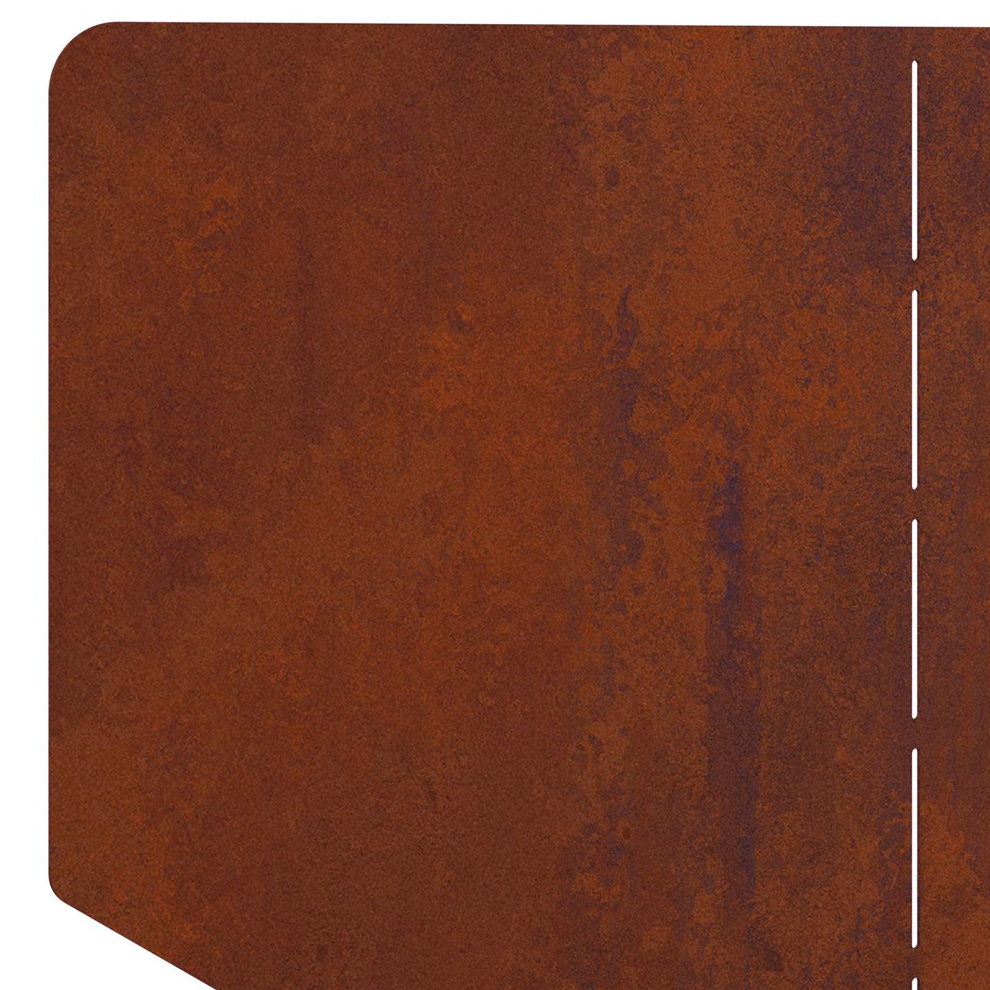 Raseneinfassung 4 Pcs 100 X 45 Cm Stahl Rostig