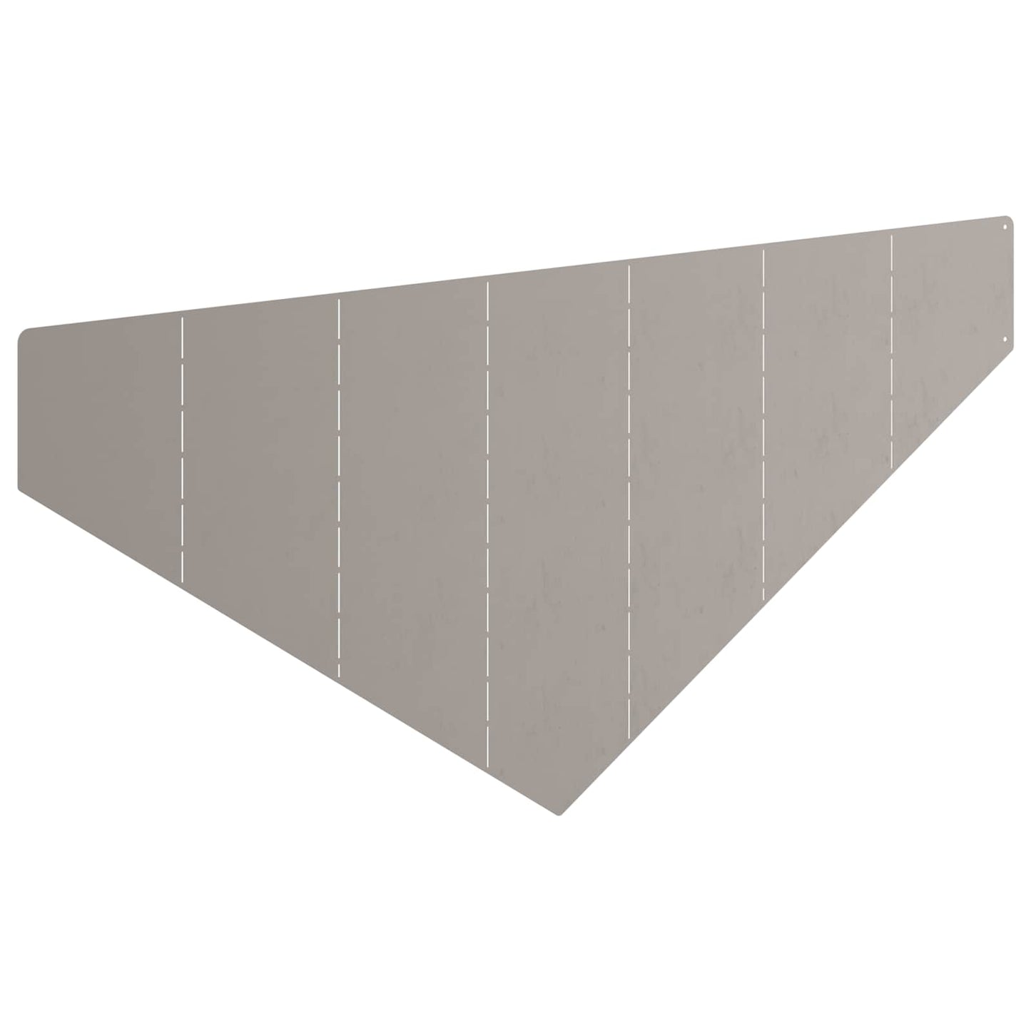 Raseneinfassung 4 Pcs 100 X 45 Cm Stahl Rostig