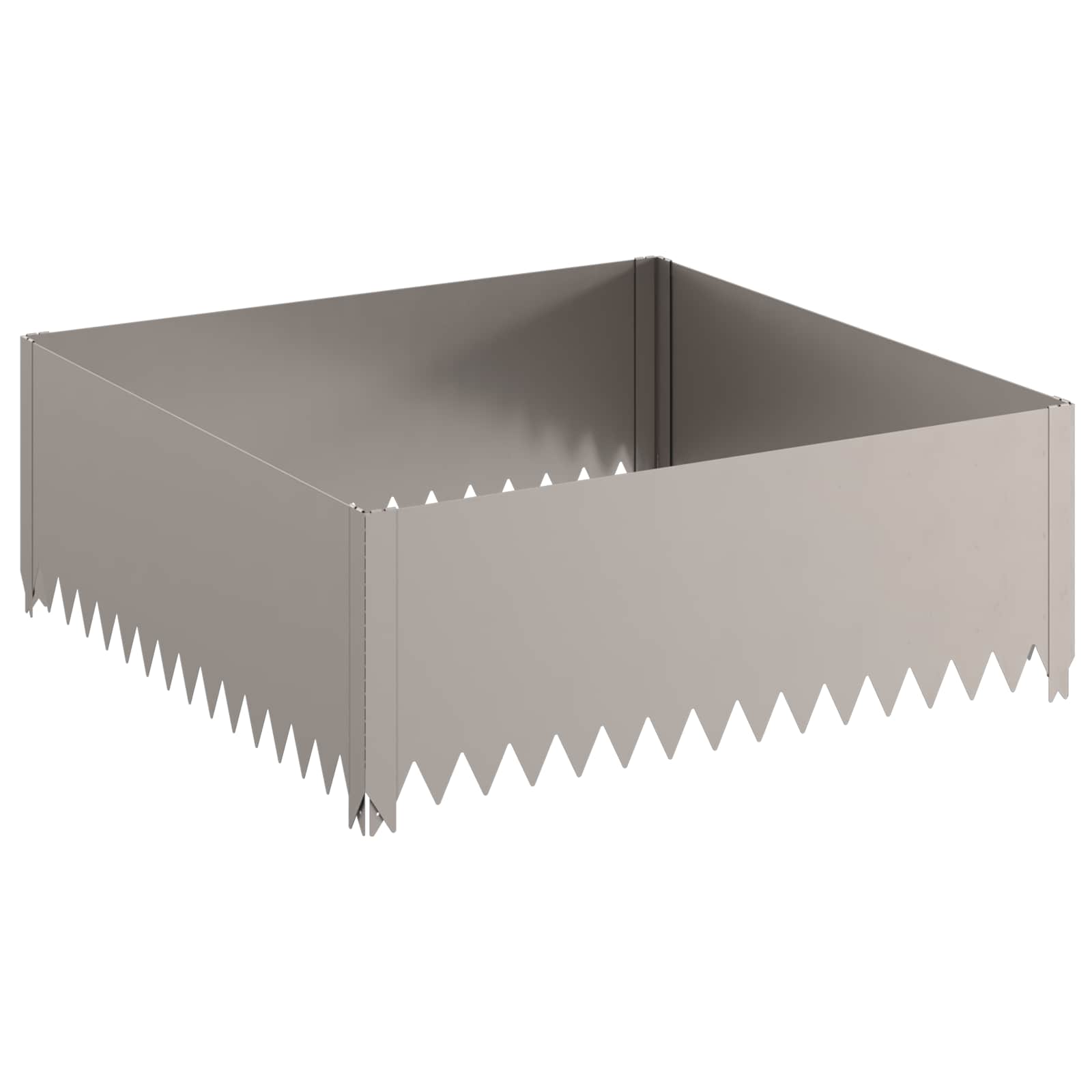 Raseneinfassung 4 Pcs Stahl Rostig