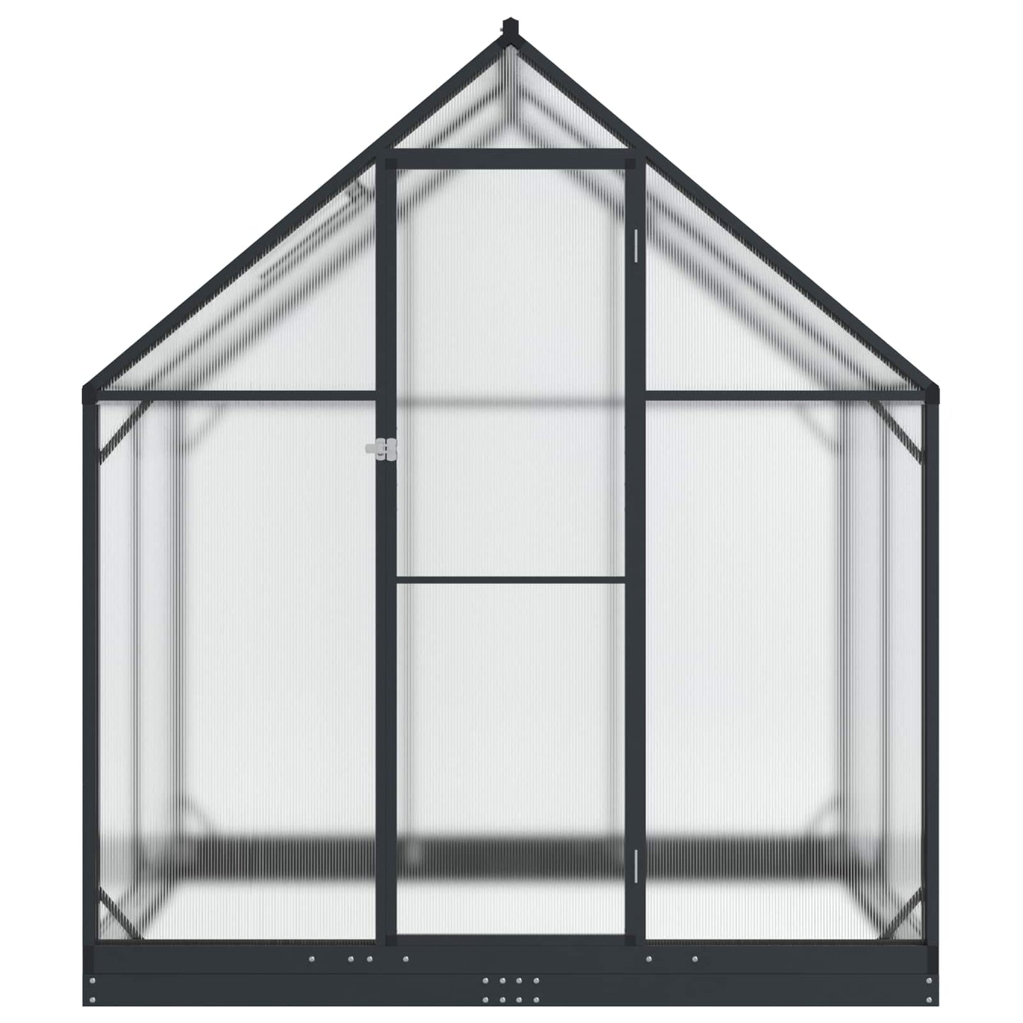 Garten Gewächshaus Mit Tür Anthrazit 183,5 X 123 X 207 Cm