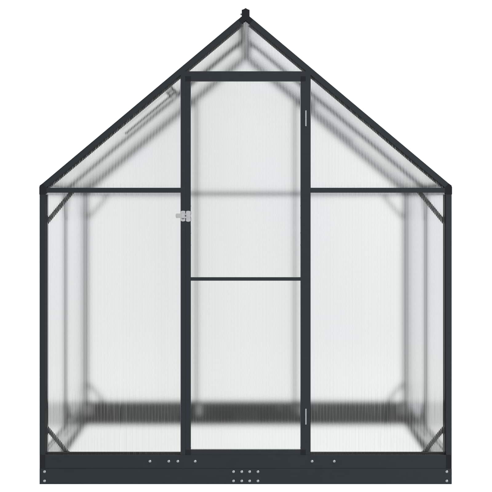 Garten Gewächshaus Mit Tür Anthrazit 183,5 X 123 X 207 Cm
