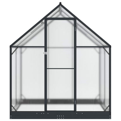 Garten Gewächshaus Mit Tür Anthrazit 183,5 X 123 X 207 Cm