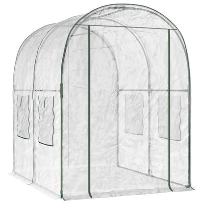 Gewächshaus Mit Rahmen 160 X 200 X 192,5 Cm Pvc Transparent