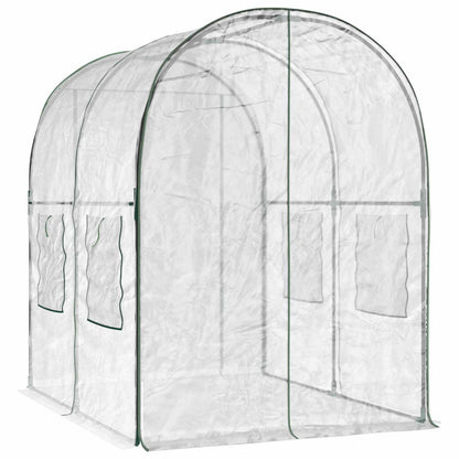 Gewächshaus Mit Rahmen 160 X 200 X 192,5 Cm Pvc Transparent