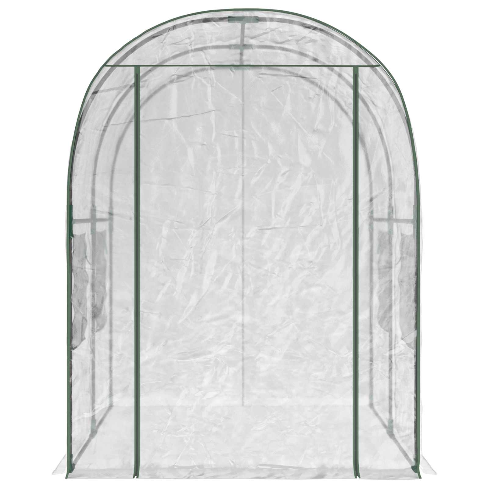 Gewächshaus Mit Rahmen 160 X 200 X 192,5 Cm Pvc Transparent