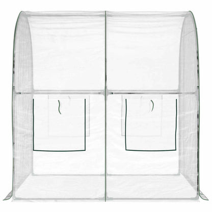 Gewächshaus Mit Rahmen 160 X 200 X 192,5 Cm Pvc Transparent