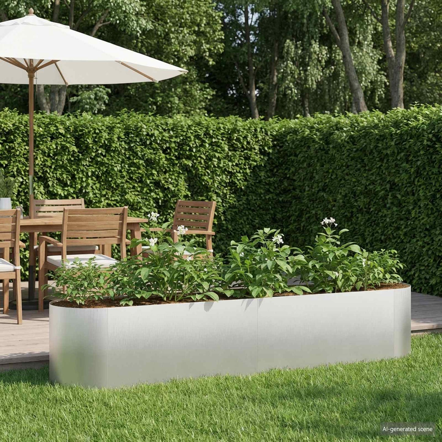 Hochbeet Im Garten 360 X 40 X 40 Cm