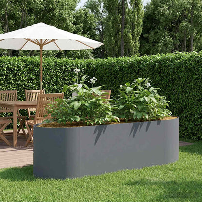 Hochbeet Im Garten 300 X 40 X 40 Cm Stahl