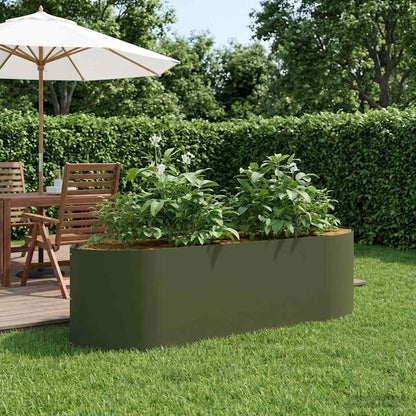 Hochbeet Im Garten 300 X 40 X 40 Cm Stahl
