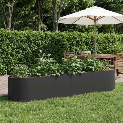 Hochbeet Im Garten 300 X 40 X 40 Cm Stahl