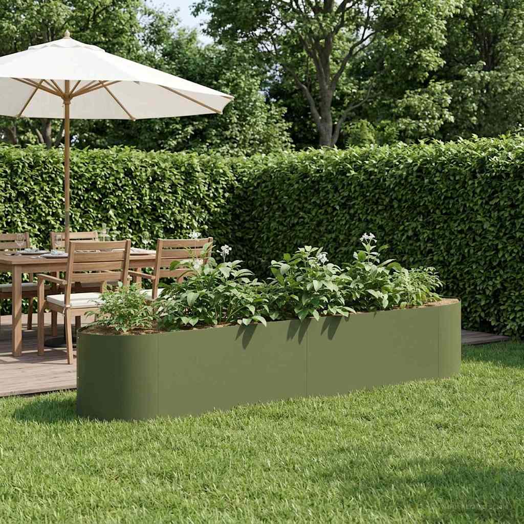 Hochbeet Im Garten 300 X 40 X 40 Cm Stahl