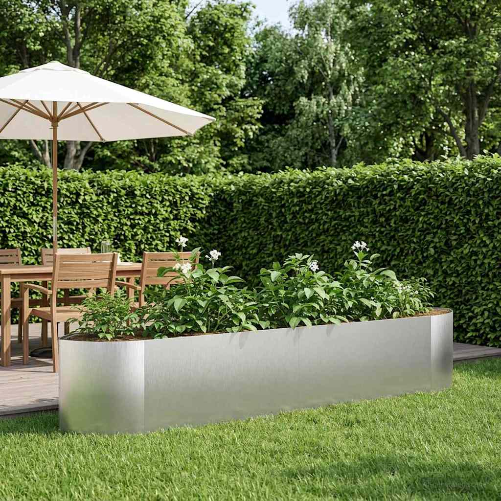 Hochbeet Im Garten 300 X 40 X 40 Cm Stahl