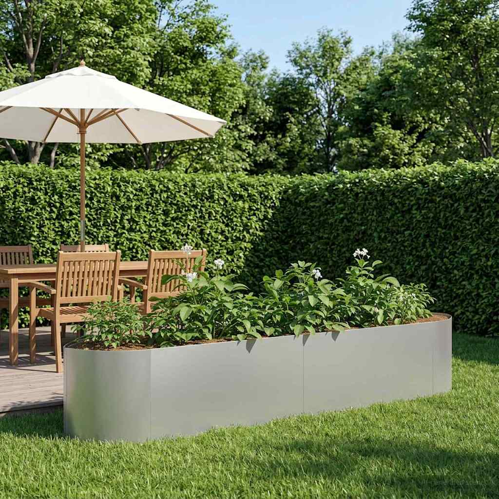 Hochbeet Im Garten 300 X 40 X 40 Cm Stahl