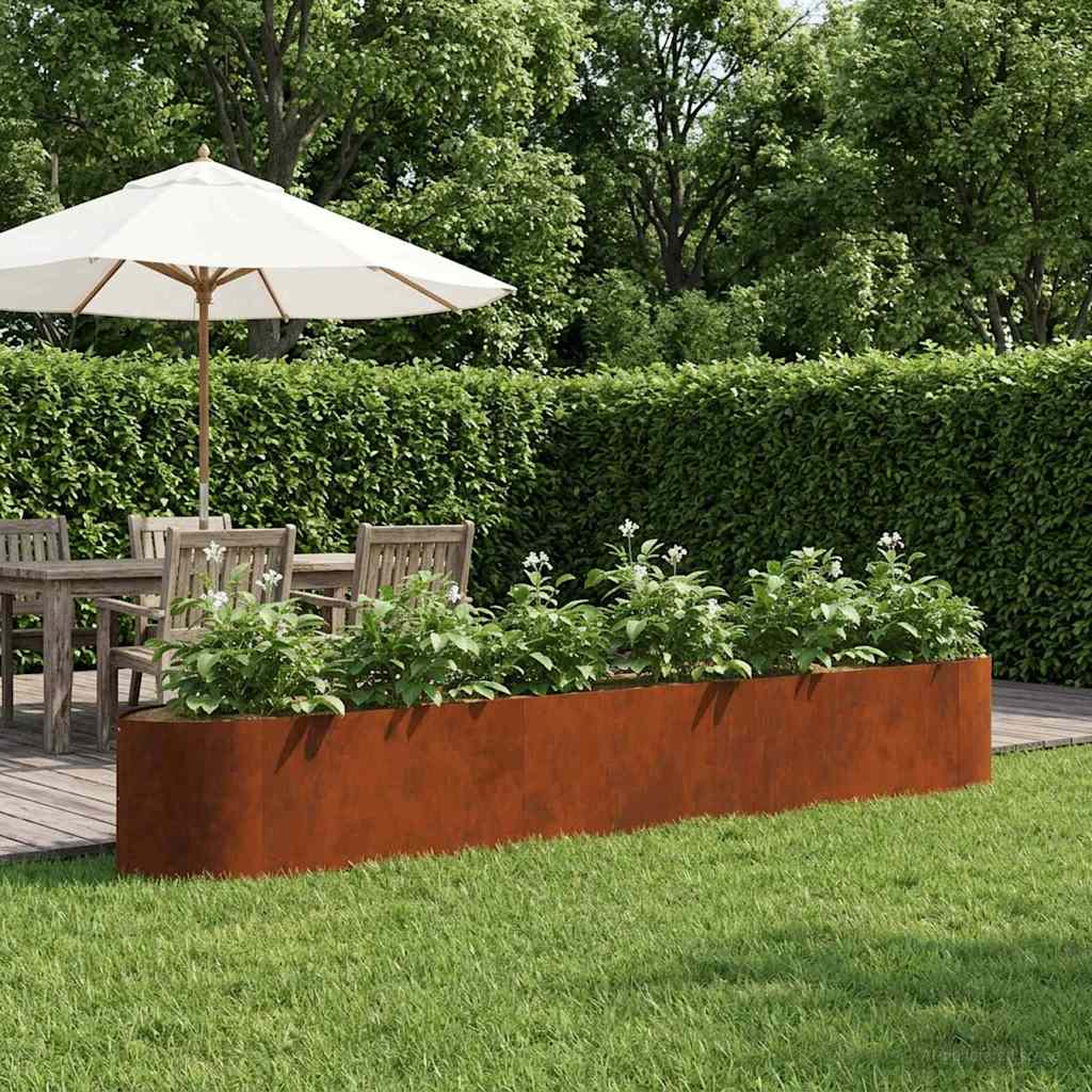 Hochbeet Im Garten 300 X 40 X 40 Cm Stahl