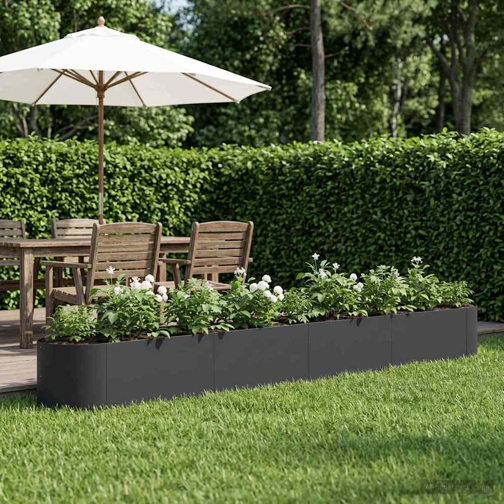 Hochbeet Im Garten 300 X 40 X 40 Cm Stahl