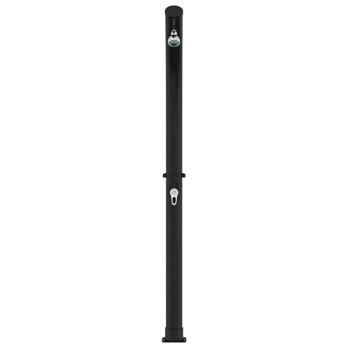 Solar Dusche Mit Duschkopf Pvc, Abs, Zinklegierung Schwarz