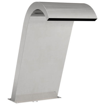 Poolbrunnen Silber 47 X 31 X 60 Cm Edelstahl