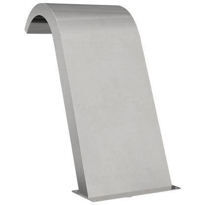 Poolbrunnen Silber 47 X 31 X 60 Cm Edelstahl