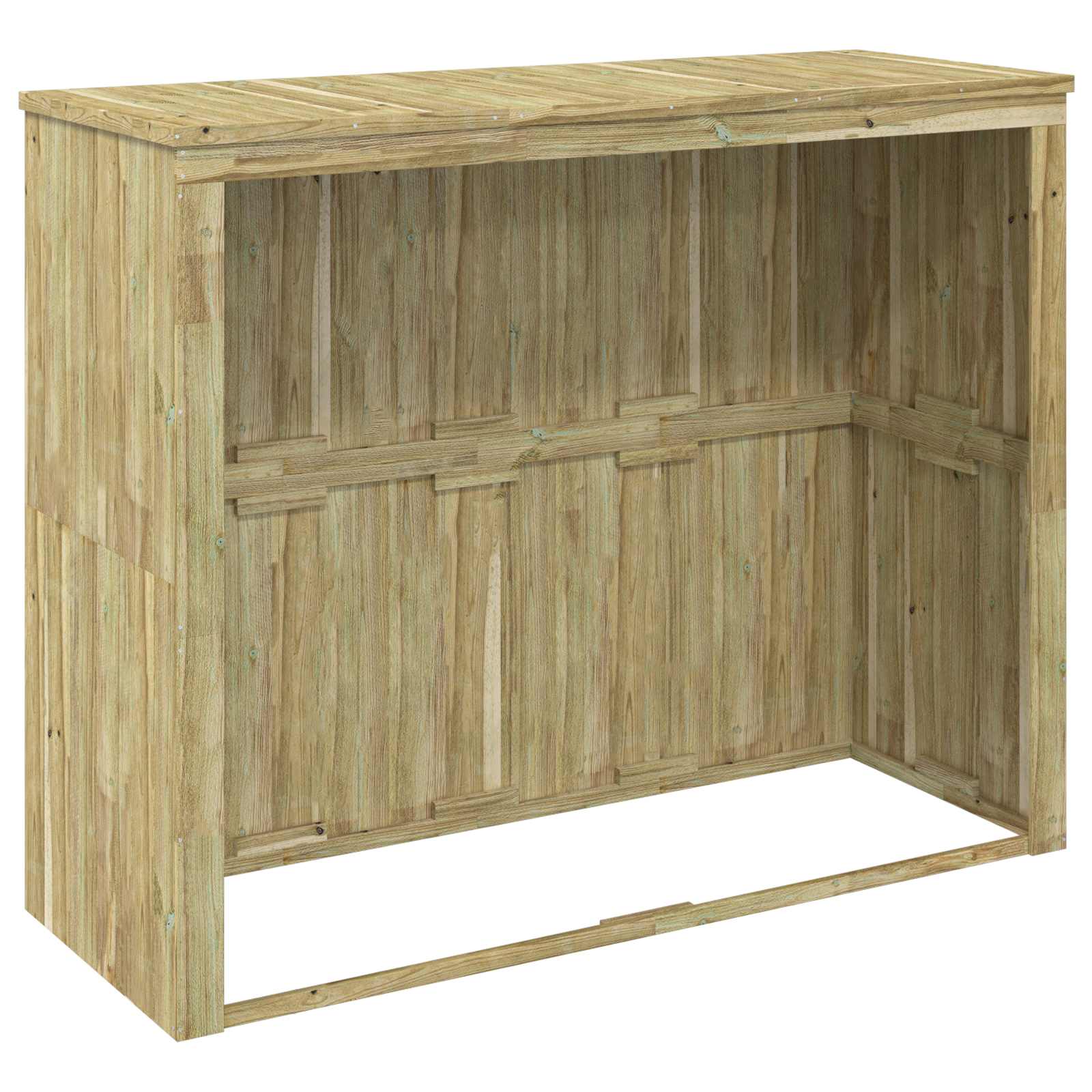 Mülltonnenbox Imprägniertes Kiefernholz