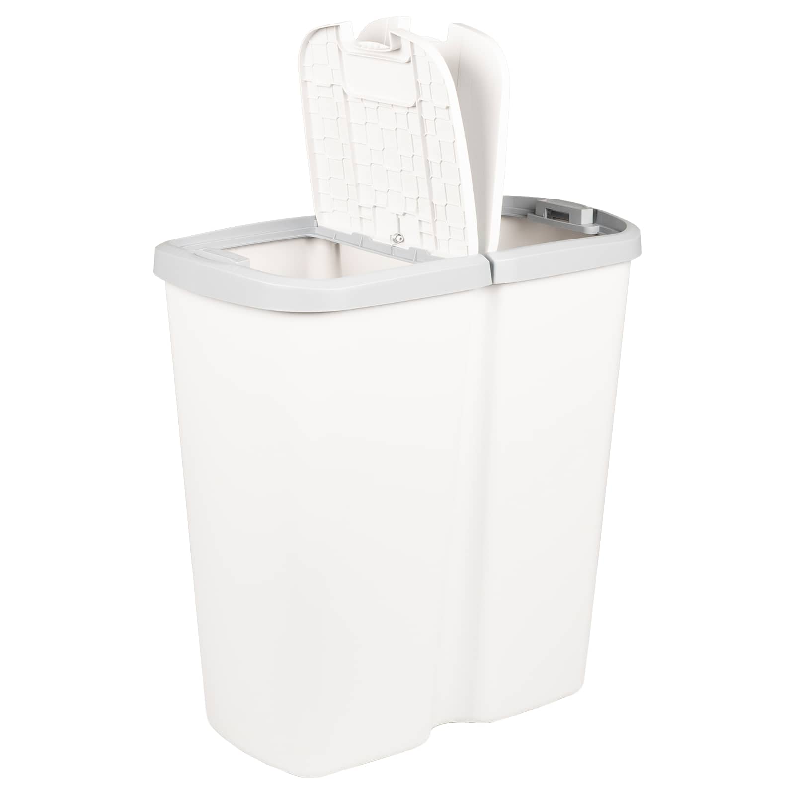 Mülltonne Weiß 48,5 X 28 X 51 Cm Pp