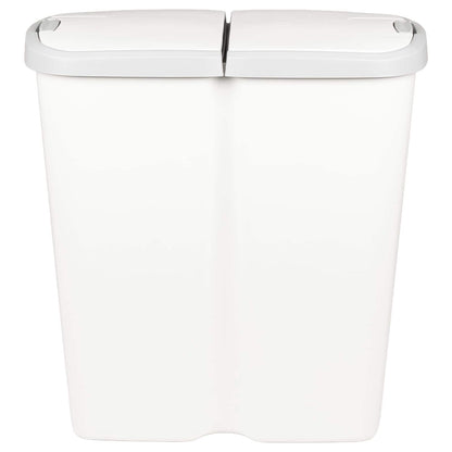 Mülltonne Weiß 48,5 X 28 X 51 Cm Pp