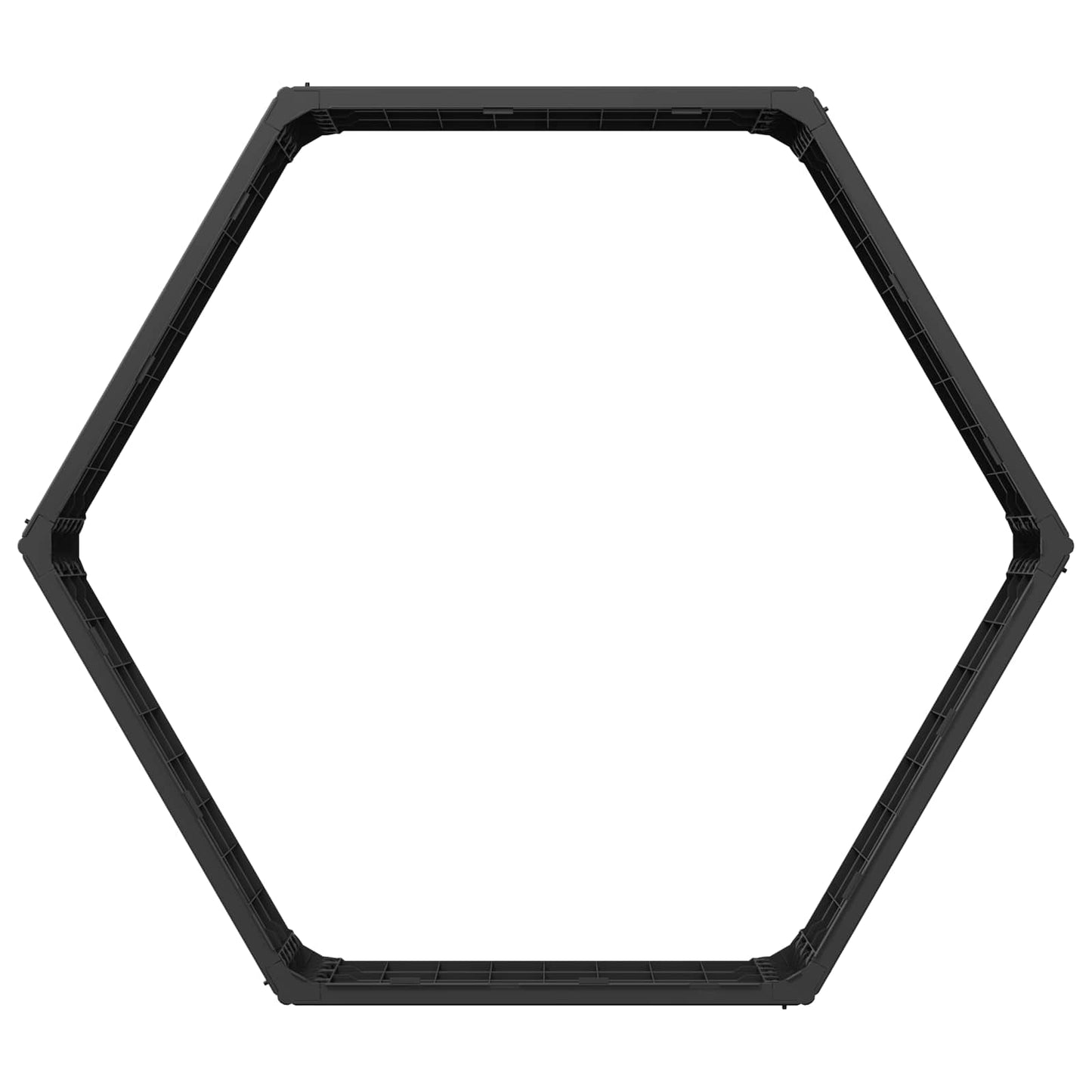 Hochbeet Schwarz 148 X 129 X 25 Cm Pp
