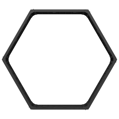 Hochbeet Schwarz 148 X 129 X 25 Cm Pp