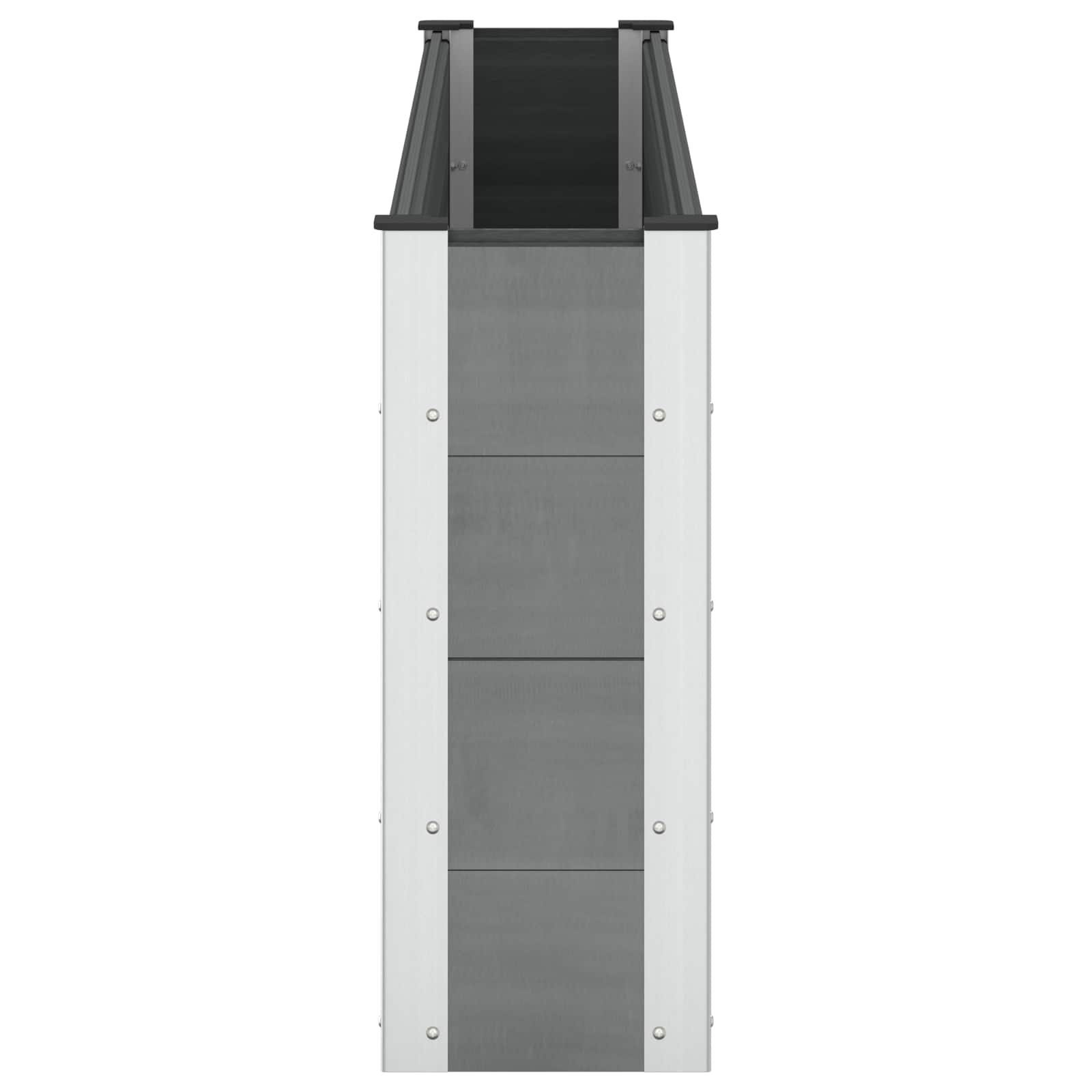 Hochbeet Schwarz Wpc Und Aluminium