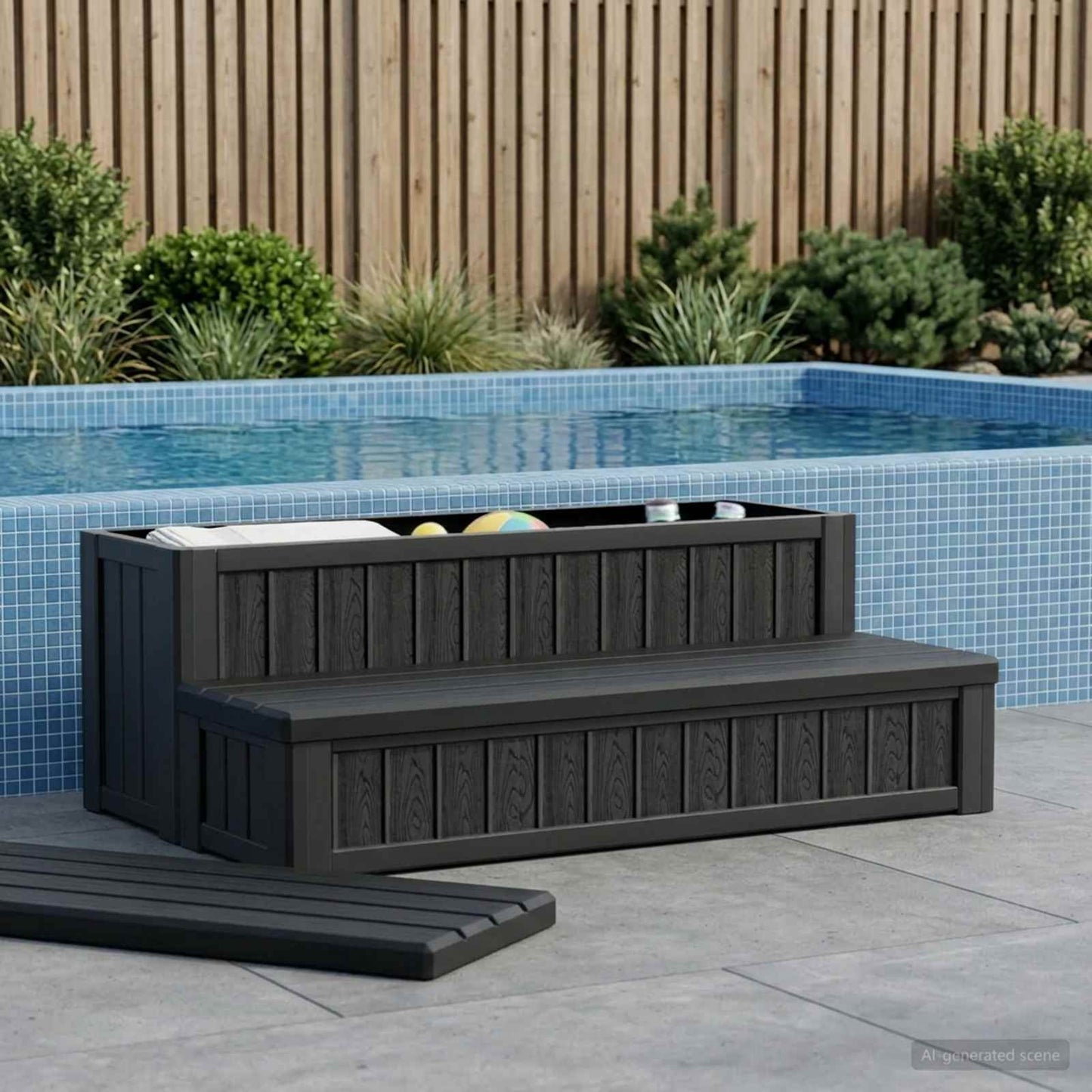 Whirlpool-Treppe Mit Stauraum 2-Stufig Pp