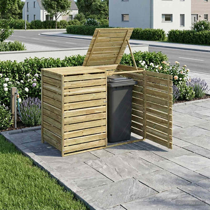 Mülltonnenbox Für 3 Tonnen 240 L Imprägniertes Kiefernholz
