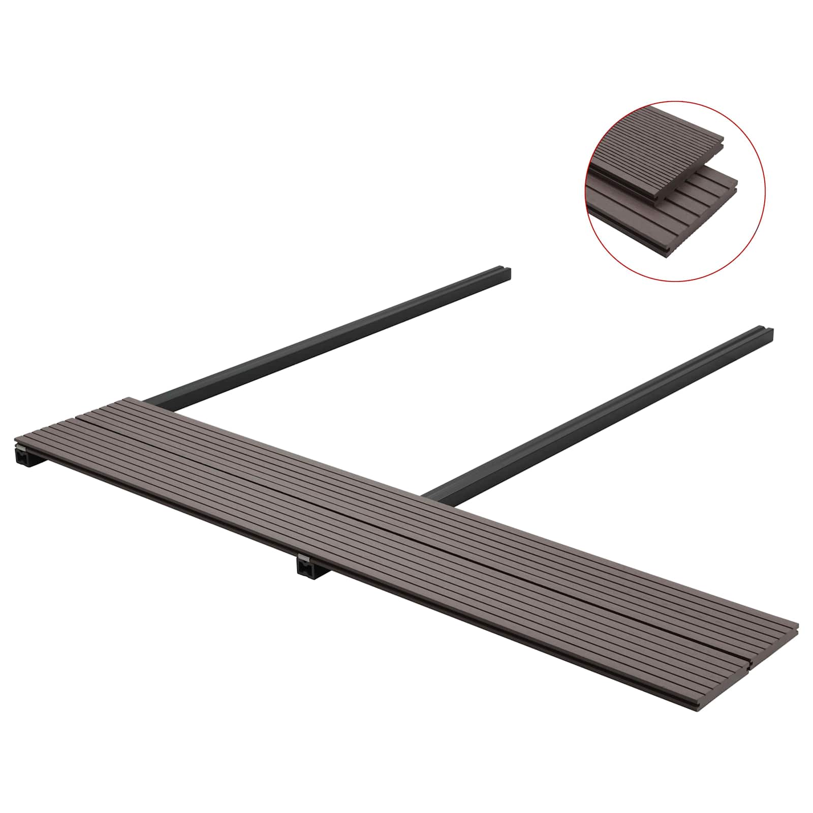 Terrassendiele 90 Pcs Wpc