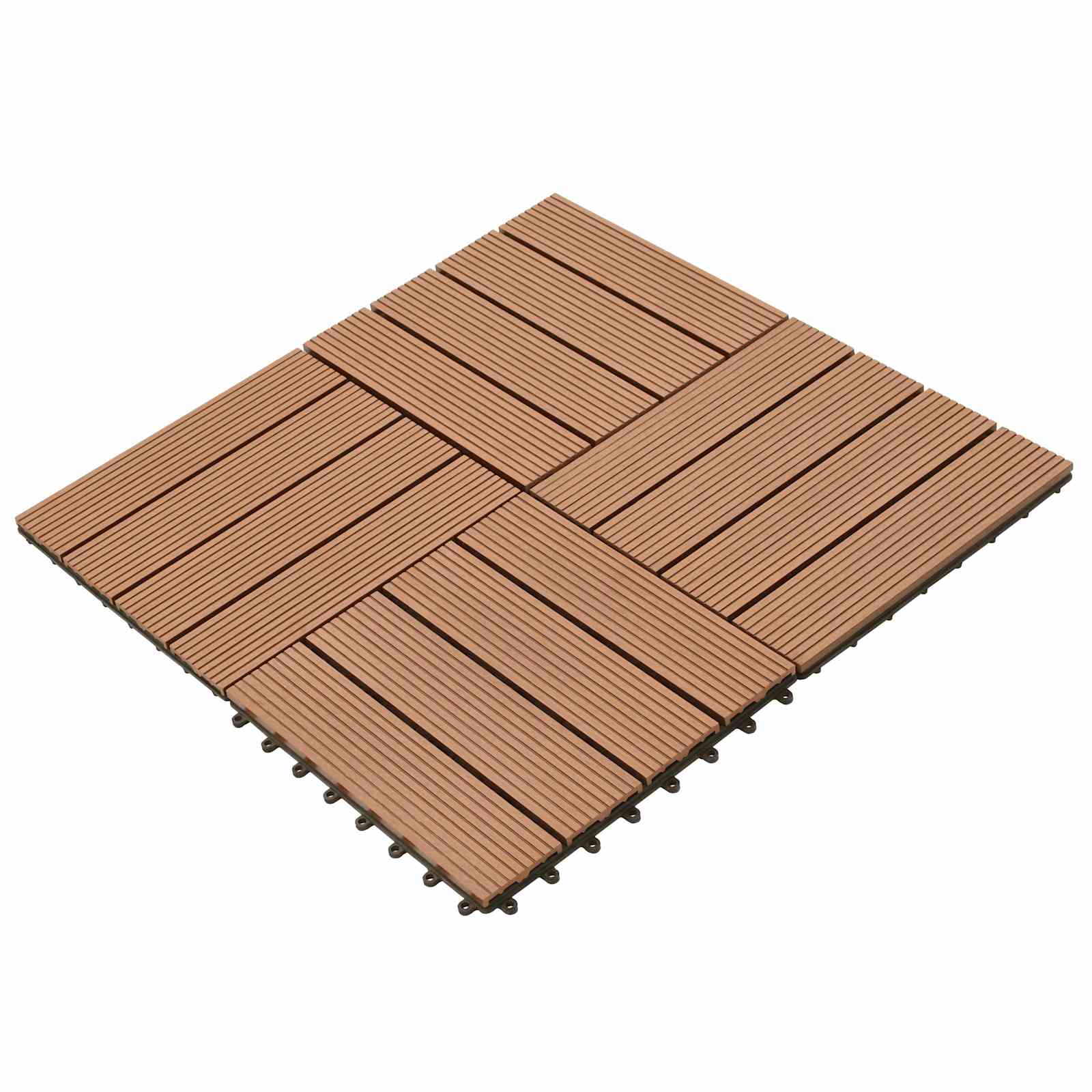 Terrassenfliese 22 Pcs 30 X 30 Cm Wpc