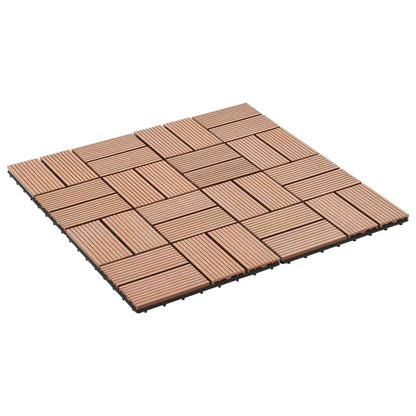 Terrassenfliese 22 Pcs 30 X 30 Cm Wpc