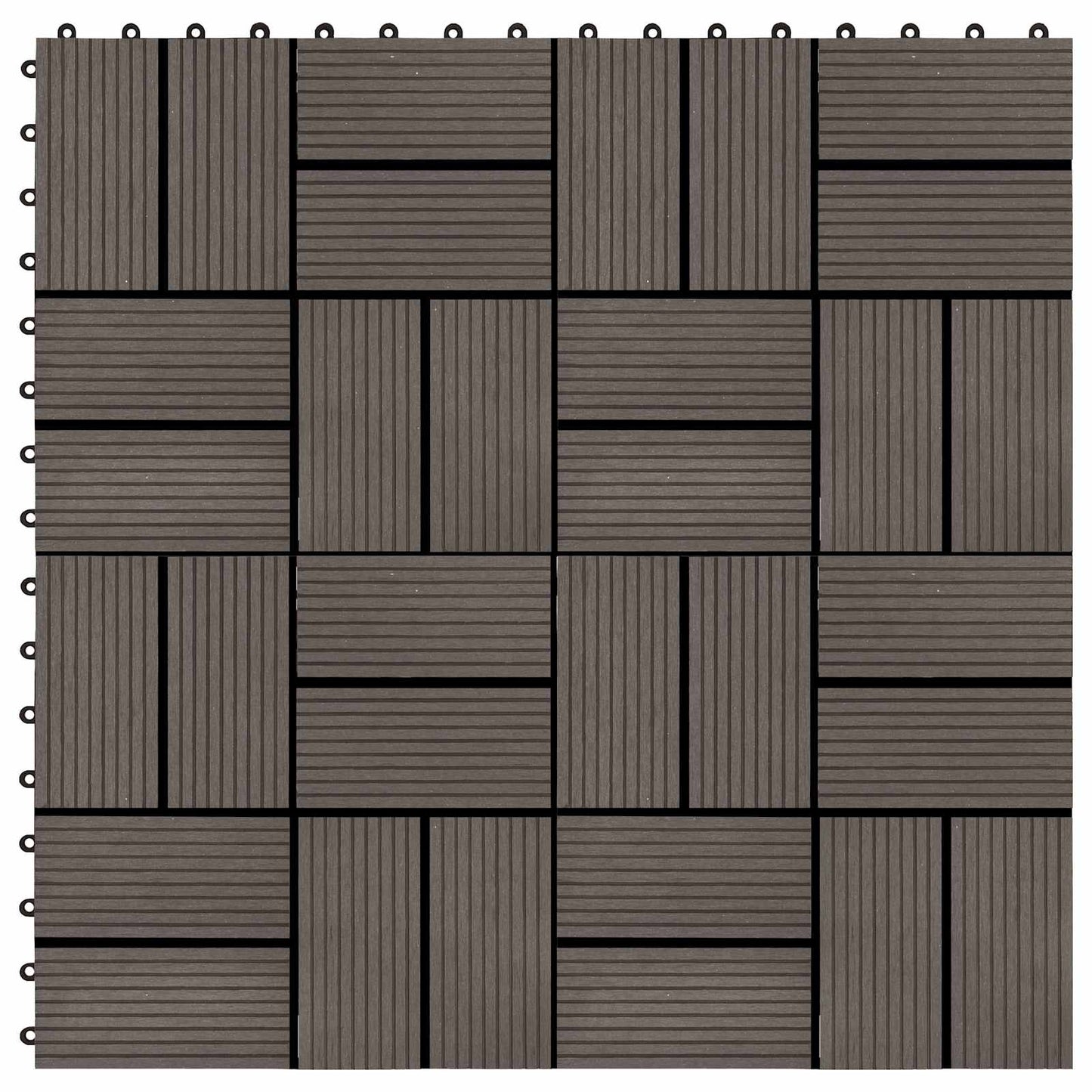 Terrassenfliese 22 Pcs 30 X 30 Cm Wpc