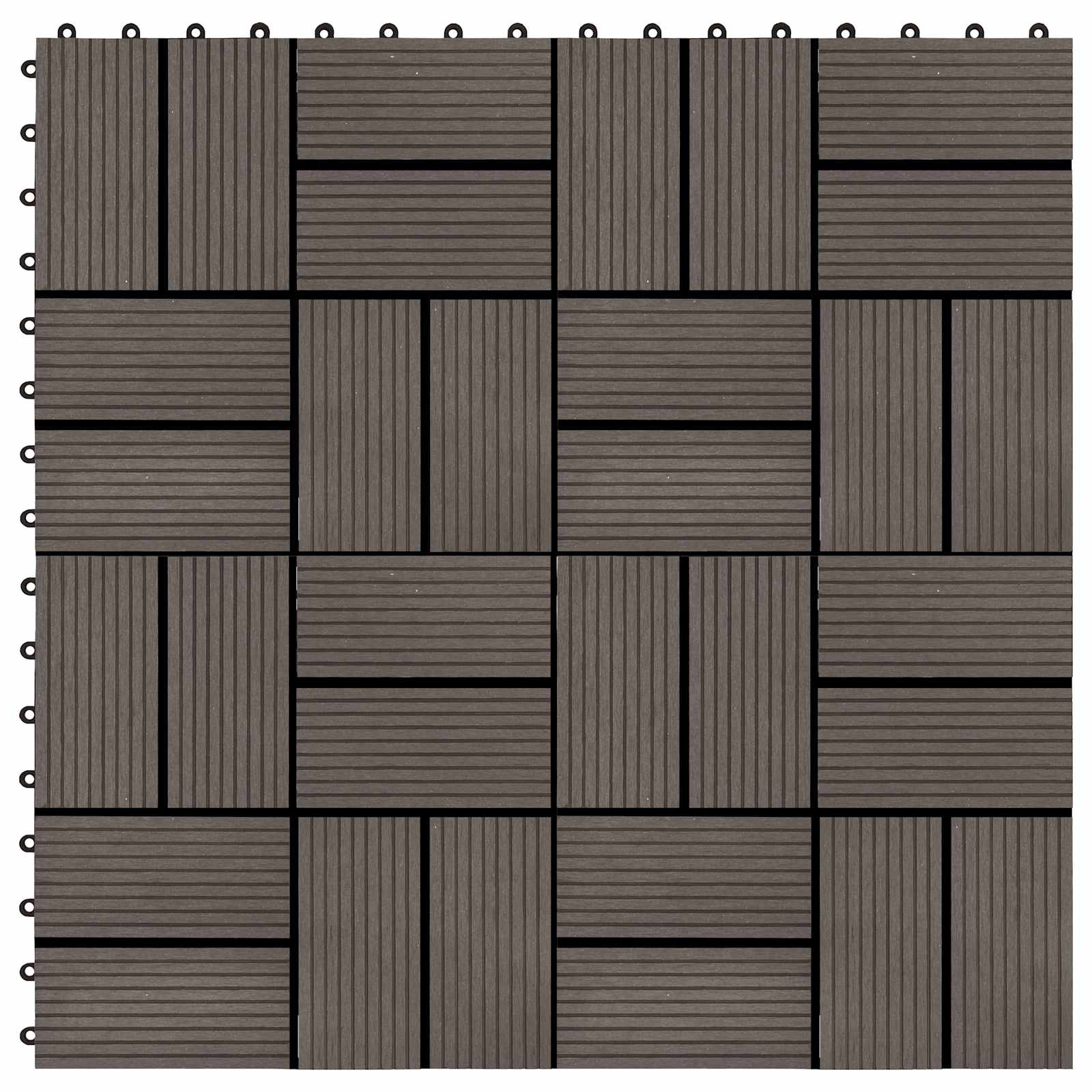 Terrassenfliese 22 Pcs 30 X 30 Cm Wpc