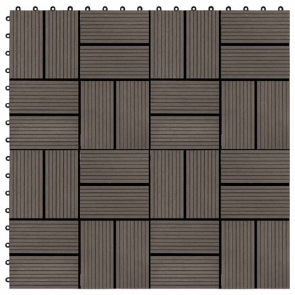 Terrassenfliese 22 Pcs 30 X 30 Cm Wpc