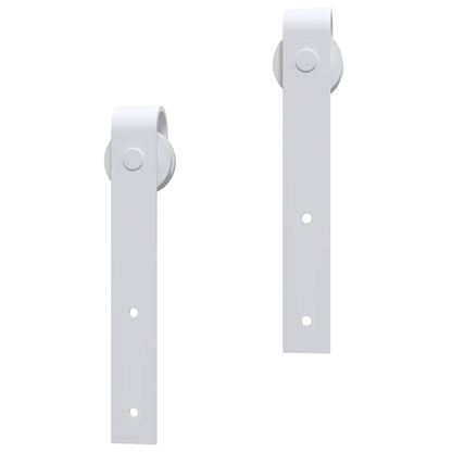 Schiebetür Natürlich Und Weiß 80 X 210 Cm Massivkiefer
