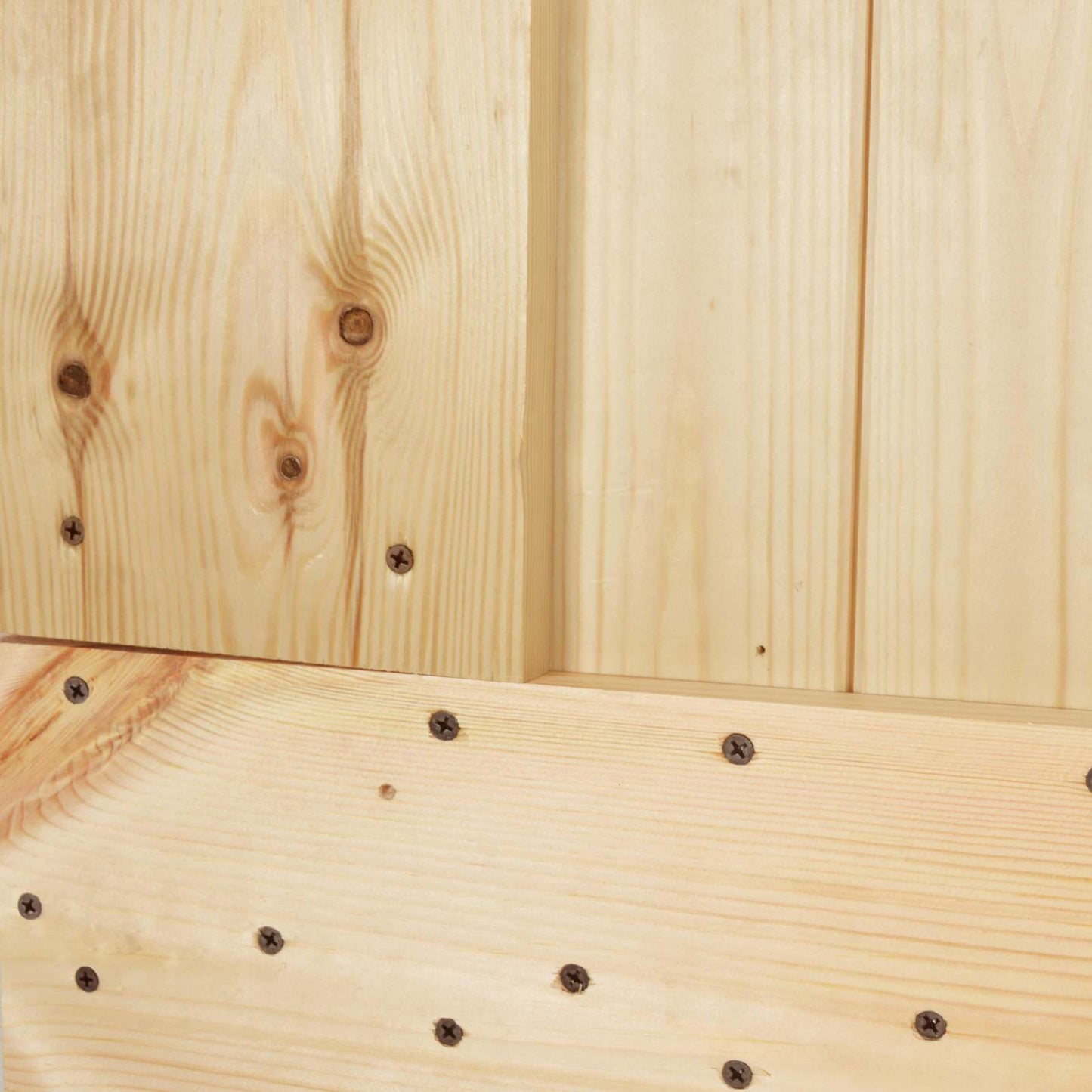 Schiebetür Natürlich Und Schwarz 70 X 210 Cm Massivkiefer