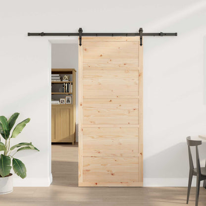 Schiebetür Natur Massives Kiefernholz