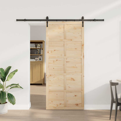 Schiebetür Natur Massives Kiefernholz