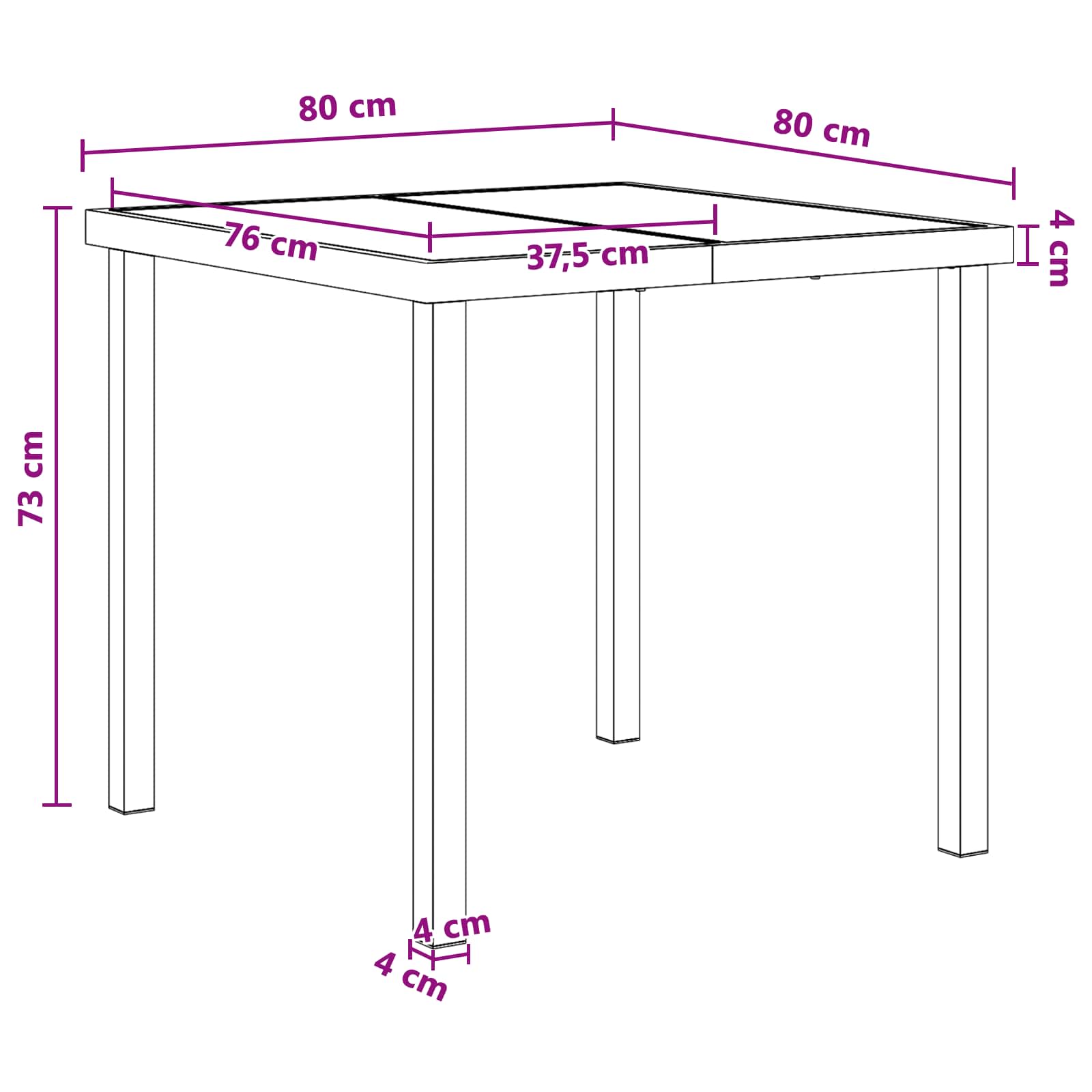 Garten Essgruppe 5 Pcs Schwarz Poly-Rattan