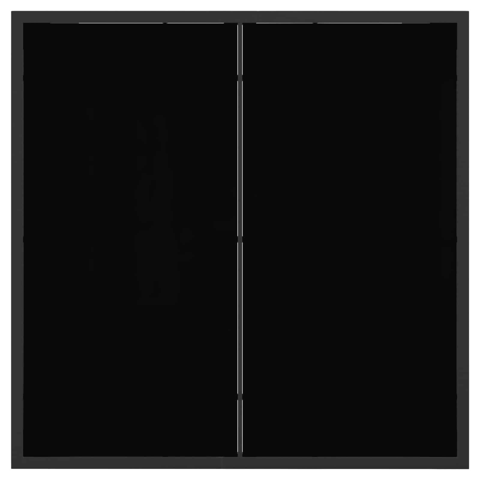 Garten Essgruppe 5 Pcs Schwarz Poly-Rattan