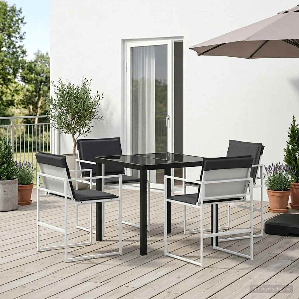 Garten Essgruppe 5 Pcs 80 X 80 X 73 Cm
