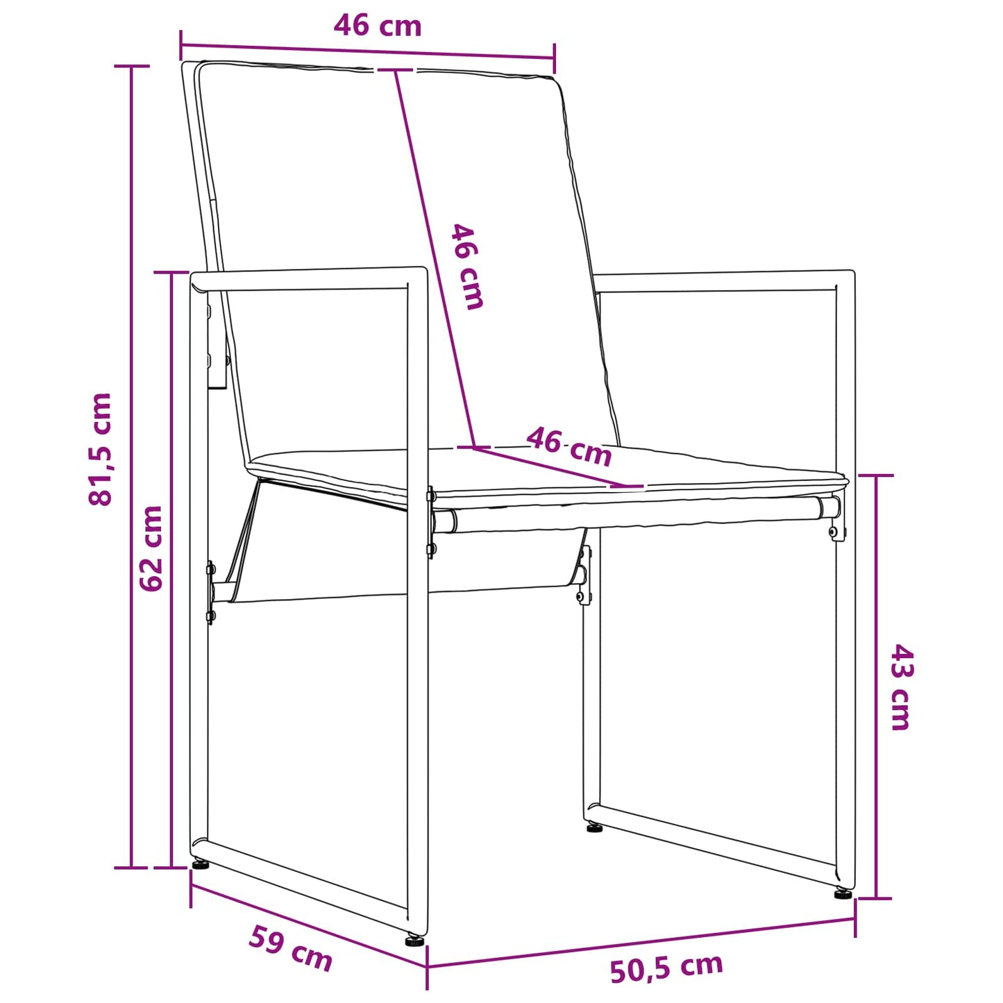 Garten Essgruppe 9 Pcs Schwarz Und Anthrazit 160 X 80 X 73 Cm