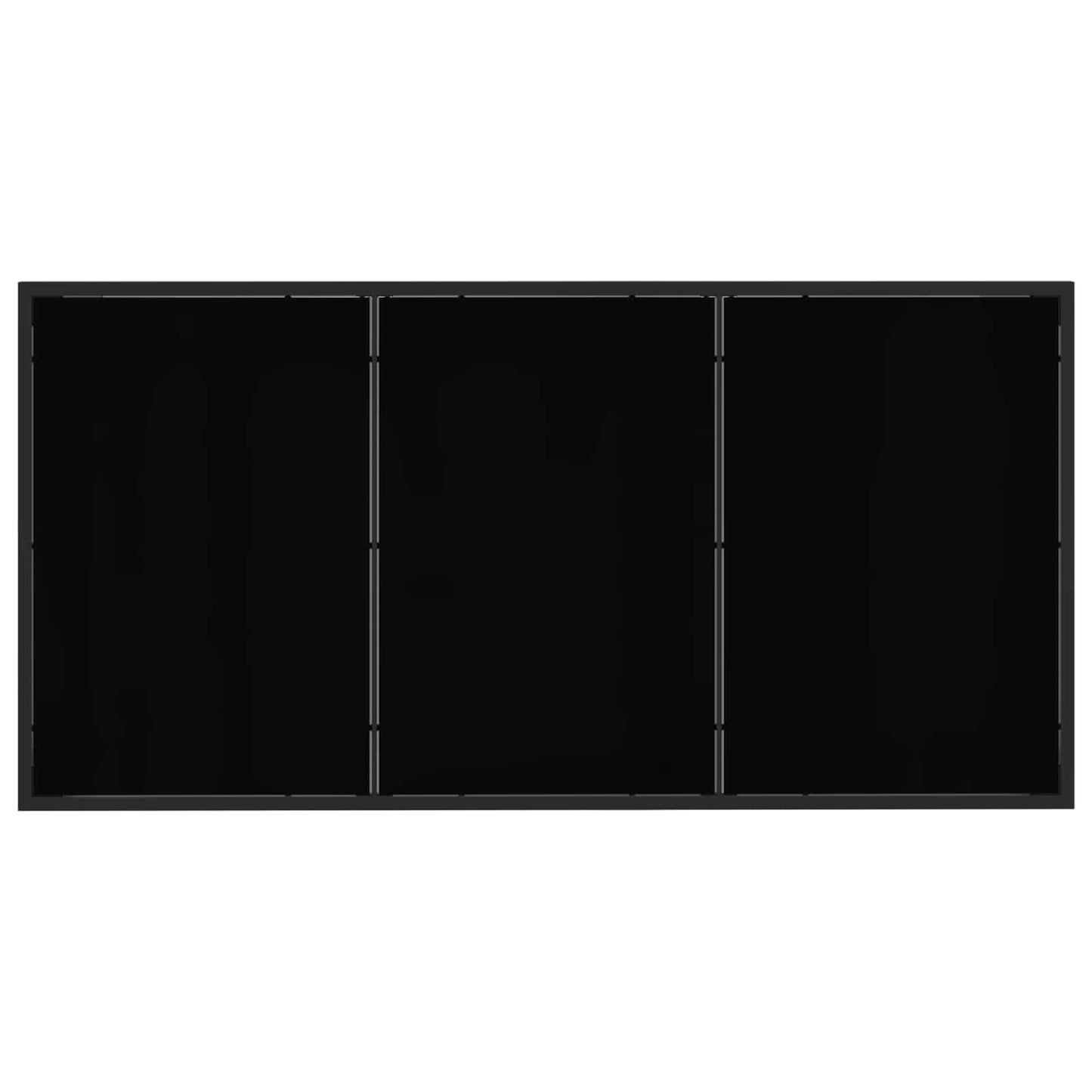 Garten Essgruppe 9 Pcs Schwarz Und Anthrazit 160 X 80 X 73 Cm