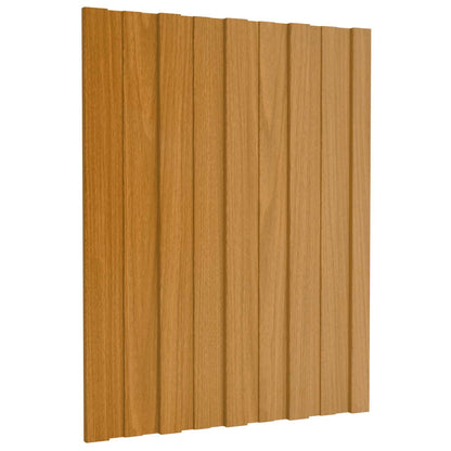Dachpaneel 36 Pcs Natur Verzinkter Stahl